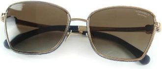 Chanel Pre-owned Plastic Zonnebril - Dames - Vintage Accessoires - Geel - ONE Size - Vintage