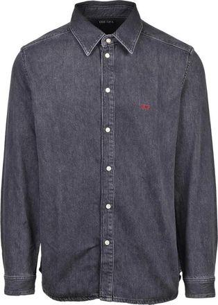 Diesel Grey Faded Crewneck Shirt