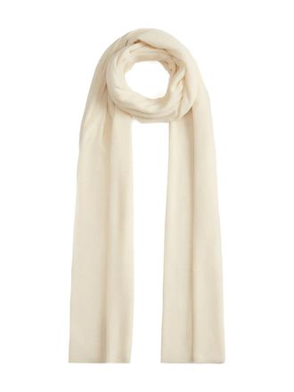 Fabiana Filippi straight knit scarf - White