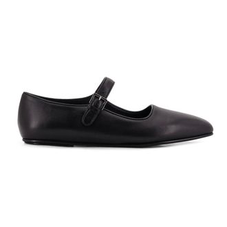 The Row Schoenen, Dames, Zwart, 37 EU, Leer, Ava Shoe
