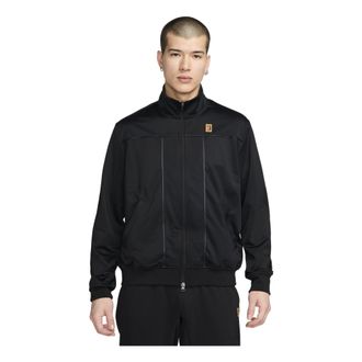 Nike Court Tennis Zipped Jacket Asia Sizing Black DC2566-010