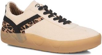 Ros Hommerson Stella Sneaker in Cream Leopard Knit at Nordstrom, Size 7.5