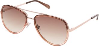 Fossil Womens Marley Pilot Sunglasses