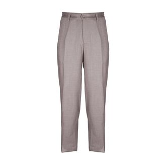 BRIGLIA 1949 Broeken, Heren, Bruin, S, Leer, Suit Broeken