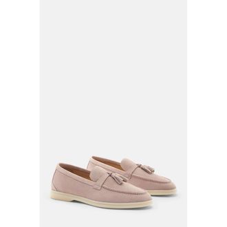 Scarosso Leandra Loafers in Pink - Suede at Nordstrom, Size 38.5