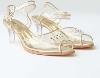 Unique Vintage 1940s Rhinestone Kitten Heels in Clear Rhinestone at Nordstrom, Size 8