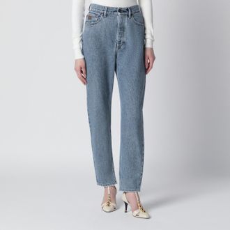 Chlo&eacute; Jeans affusolati a vita alta indaco chiaro