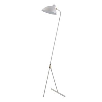 Teamson Home Teamson Home - L&aacute;mpara De Pie Retro Blanca Con Soporte Monopie Est&aacute;ndar Vn-l00043-eu