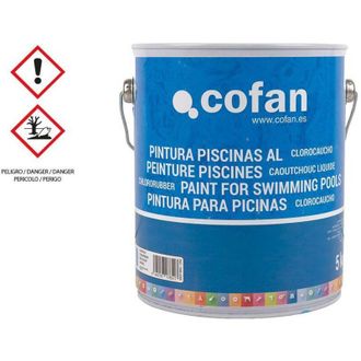 cofan Pint. Piscinas Clorocaucho (azul Oscuro 5 Kg), Pintura Para Piscinas Fabricada En Base De Resinas Clorocaucho De Alta Calidad Que Proporcionan Una May