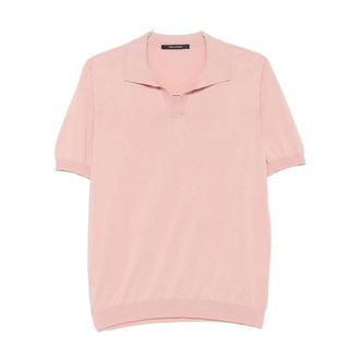 Tagliatore Polo in maglia a maniche corte Keith - - Tops - Uomo - Rosa - M