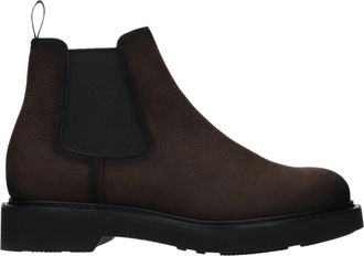 Churchs Chiesas Leicester maschiles Stivali Camoscio Marrone/Ebano