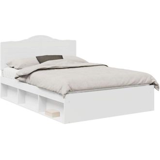 vidaXL Estructura De Cama 150 X 200 Cm Madera De Pino Macizo Vidaxl