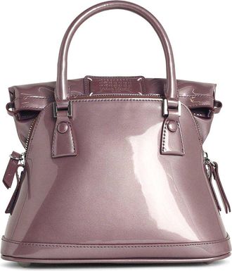 Maison Margiela Micro Purple Leather Bag