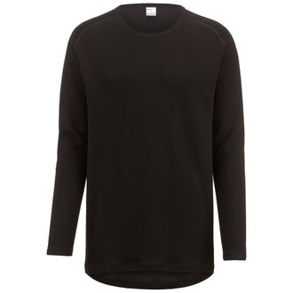 Isa Rundhalsshirt ISA BODYWEAR 1615, Herren, Gr. XXL, schwarz (0013), Obermaterial: 50% Schurwolle, 50% Polyester, unifarben, Basic, Rundhals, Shirts Rund