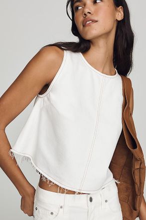 Pistola Denim Rue Popover Top