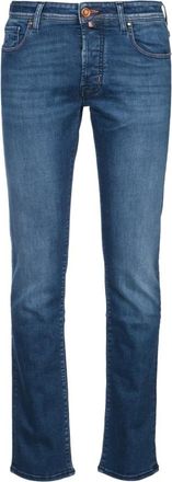 Jacob Cohen Bard Jeans - Heren - Slim Fit Jeans - Blauw - W38 - Katoen - Jeans