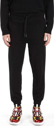 Iceberg Heren Broek Zwart 96%Wv 4%Pa - Heren - Sweatpants - Zwart - L - Wol - Broeken
