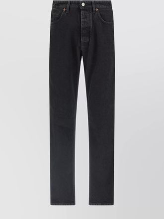 Maison Margiela five-pocket denim trousers featuring belt loops
