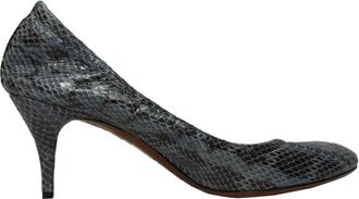 Lanvin Snake Skin Pumps in Animal Print Leather