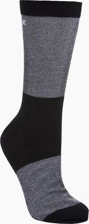 Trespass Mens Trespass Mens Tippo Two Tone Lightweight Coolmax Socks (1 Pair) - Black - Size: 9.5/7.5/11.5/10/7/11/10.5/8/8.5/9