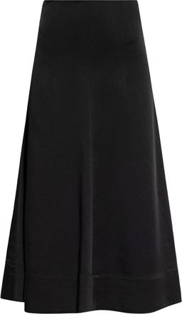 Lanvin flared midi skirt - women - Acetate/Viscose - 34 - Black