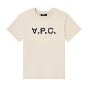 A.P.C. Standard Grand VPC T-Shirt Gots Mastic - - Tops - Uomo - Beige - M