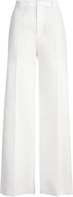 Brunello Cucinelli Loose Flared Trousers in White at Nordstrom, Size 48 It