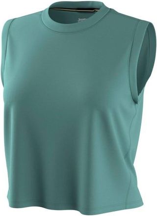 Smartwool Active Ultralite Crop Tank Merinoshirt f&uuml;r Damen | dusty teal