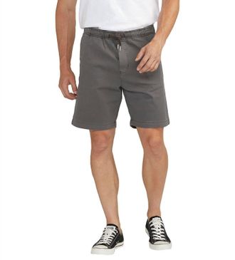 Silver Jeans Co Pull-On Chino Short In Dark Grey