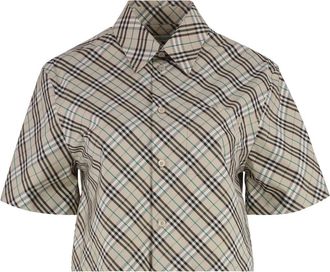 Burberry Blouses & Shirts - Dames - Overhemden - Grijs - 2XS - Overhemden