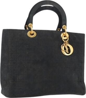 Dior Pre-owned Handbags, female, Black, Size: ONE SIZE Pre-owned Vintage Hand Bag