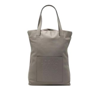 Loewe Pre-owned Tote Bag - Dames - Pre-owned - Grijs - Maat: ONE Size Leer