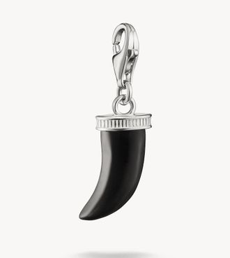 Thomas Sabo Charm argentato e nero-Argento