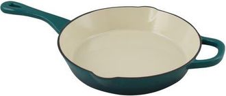 Crock-pot 10 in. Round Enameled Cast Iron Skillet in Blue at Nordstrom
