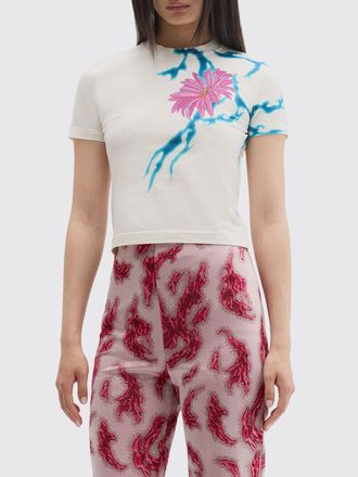MACCAPANI Printed Viscose T-Shirt