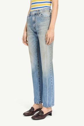 Maison Margiela Light-Wash Denim Jeans - Light Blue
