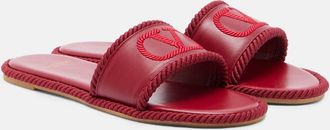 Valentino Garavani VLogo leather espadrille sandals