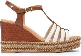Pikolinos Ronda Wedge Sandal - Dames - Sleehakken - Wit - 38 EU - Schoenen