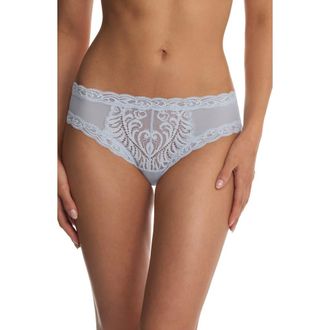 Natori Feathers Hipster Briefs in Frosted Sky at Nordstrom, Size X-Large