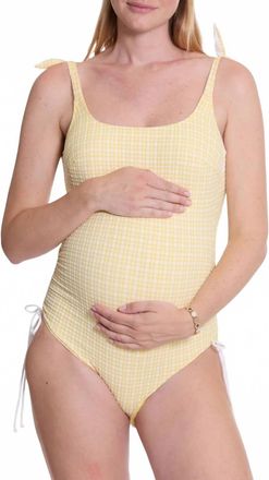 Cache Coeur Marty Swimsuit In Yellow
