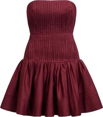 Aje Abito corto Vacation senza spalline - Rosso