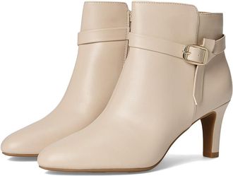 Life Stride Guild 3 Zip Short Boots Womens Boots Almond Milk : 7.5 W (C), Faux Leather