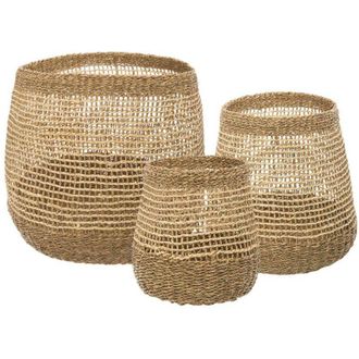 Atmosphera Atmosphera - Cesta Redonda Calada X 3 - Marr&oacute;n