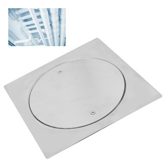 OEM Rejilla De Suelo Impermeable De Acero Inoxidable De 110 Mm, F&aacute;cil Montaje Sin Herramientas, Gran Capacidad De 20 X 20 Cm