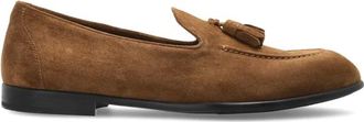 Brioni Su&egrave;de Loafers met Kwastjes - Heren - Loafers - Bruin - 42 EU - Su&egrave;de - Schoenen