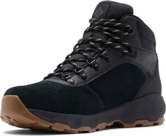 Columbia Newton Wander Waterproof Hiking Boot in Black/Black at Nordstrom, Size 10.5