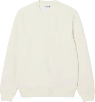 Lacoste logo-debossed sweatshirt - Neutrals