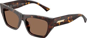 Jimmy Choo London JC5035B 500273 Womens Sunglasses Tortoiseshell Size 54