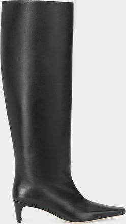 Staud Wally 55MM Leather Wide-Calf Boot