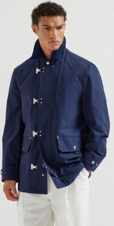 Brunello Cucinelli Water-resistant outerwear in Blue at Nordstrom, Size 58 It